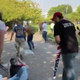 Image for article titled Proud Boy Trump Supporters Chase Down and Attack Black Lives Matter Counterprotesters in Oregon